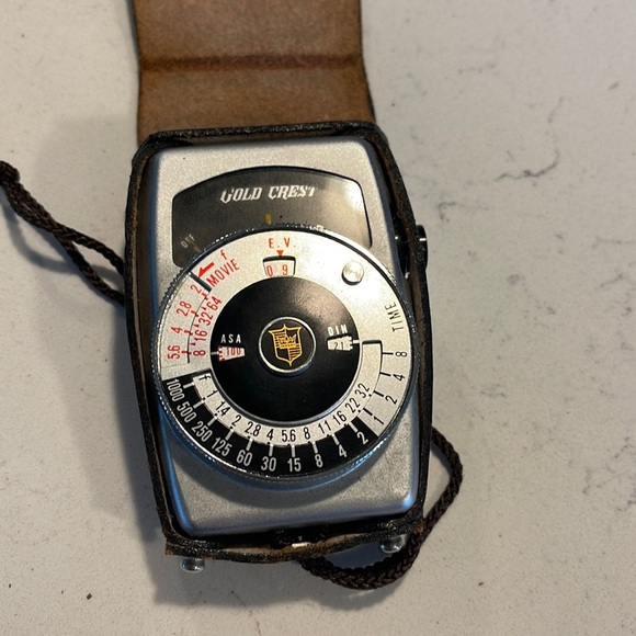 Vintage gold crest Vintage Lentar Light Meter Japan - Picture 1 of 6